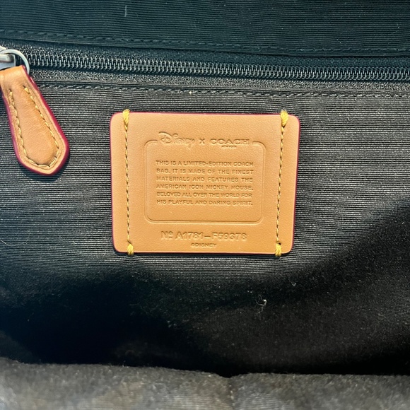 Coach X Disney Special Edition Mickey Mouse Backpack